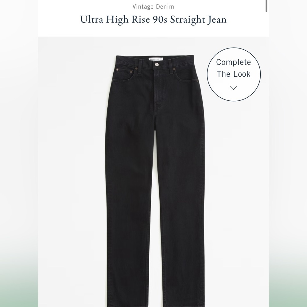Ultra High Rise 90s Straight jeans